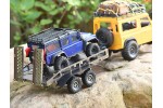 Fastrax Dual-Axle Trailer w/Ramps & LEDs (Med 1/12-1/18) - Titanium