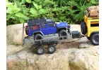 Fastrax Dual-Axle Trailer w/Ramps & LEDs (Med 1/12-1/18) - Titanium