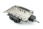 Fastrax Dual-Axle Trailer w/Ramps & LEDs (Med 1/12-1/18) - Titanium
