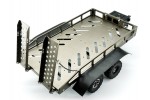 Fastrax Dual-Axle Trailer w/Ramps & LEDs (Med 1/12-1/18) - Titanium