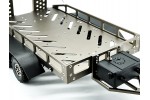 Fastrax Dual-Axle Trailer w/Ramps & LEDs (Med 1/12-1/18) - Titanium