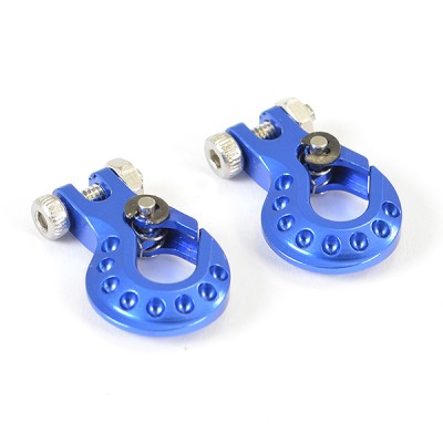 Fastrax Deluxe Alumnium Winch Hook (2pc) - Blue