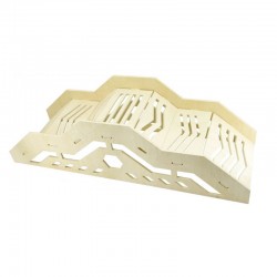 Fastrax Wood Board Climbing Up'N'Over Obstacle Type C