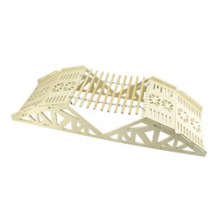 Fastrax Wood Board Climbing Up'N'Over Bridge Obstacle