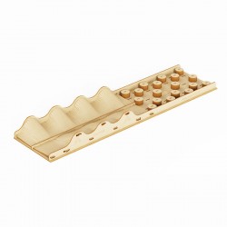 Fastrax Wood Board Climbing Prop Uneven Track 180x680x55mm