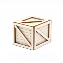 Fastrax 1/18th Wooden Box 32x38x29mm