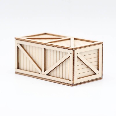 Fastrax 1/18th Wooden Box 32x38x67.5mm