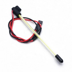 Fastrax LED Whip Light Antenna With Mount 1/24th - Green