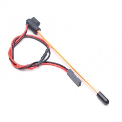 Fastrax LED Whip Light Antenna With Mount 1/24th - Red