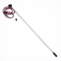 Fastrax LED Whip Light Antenna With Mount 1/10th - Blue