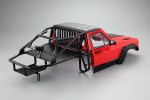 Fastrax 1/10 Rockee Pick-Up & Rear Cage Hardbody 313-324mm - Red