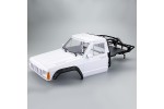 Fastrax 1/10 Rockee Pick-Up & Rear Cage Hardbody 313-324mm - White