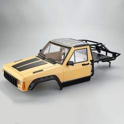 Fastrax 1/10 Rockee Pick-Up & Rear Cage Hardbody 313-324mm -Yellow