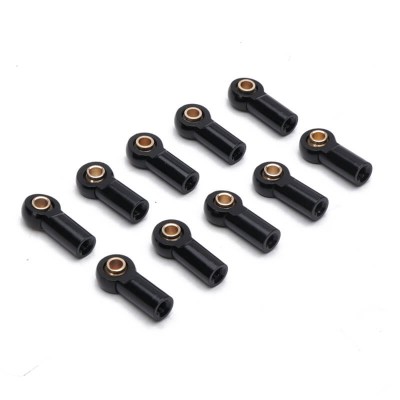 Fastrax Straight Aluminium Rod Ends 19.5x6mm M3 Screw (10pc)