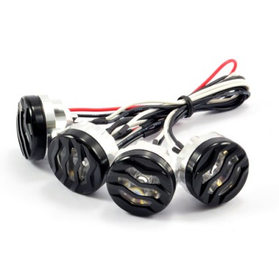 Fastrax Aluminium Fog Light Set For Aluminium Luggage Tray