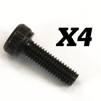 Fastrax 'Enduro' Rear Cover SCrews M3 X 8mm (4)