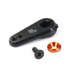 Fastrax 25t Black Aluminium Servo Horn (Savox/Futaba)