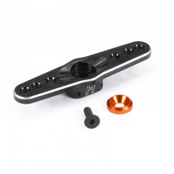 Fastrax 24t Black Aluminium Double Servo Horn (Hitec)