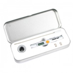 Fastrax Temp Gun W/SCrew Driverr Rubber Cap And Carry Tin