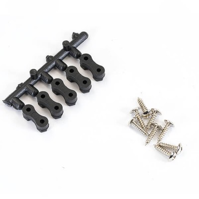 Fastrax Black Servo Mounts W/hardware