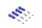 Fastrax Ball Cups (6) Blue W/Ball Studs