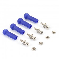 Fastrax Ball Cups (6) Blue W/Ball Studs