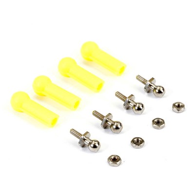 Fastrax Ball Cups (6) Yellow W/Ball Studs