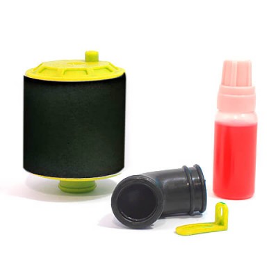 Fastrax 1/10th Air Filter Re-Buildable - Yellow