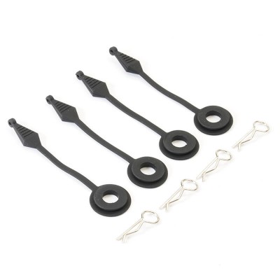 Fastrax Body Pin Holder/Body Protector 4pcs Large Black