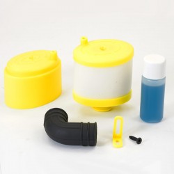 Fastrax Waterproof Air Filter 1/8th -Yellow with Air Filter Oil
