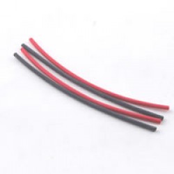 Fastrax 1.6mm Heatshrink Red/Black (10cm X 4pcs)