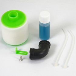 Fastrax 1/8th Air Filter W/Oil Re-Buildable - Green