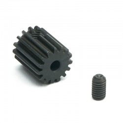 Fastrax M0.5 15t Steel Pinion Gear (2.3mm)