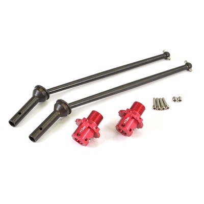 Fastrax ARRMA Kraton 6s CVD Rear Driveshafts +13mm Hubs