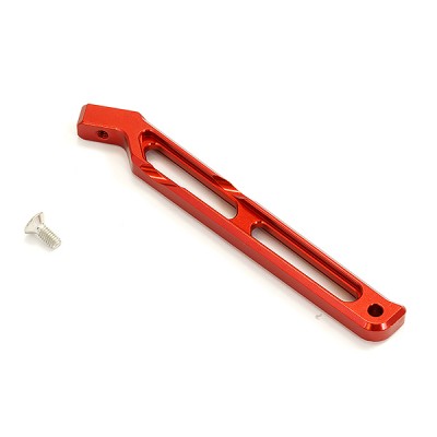 Fastrax Arrma Alu Rear Brace For 1/8 Kraton ExB 6S - Red