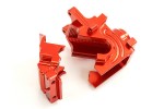 Fastrax Arrma Alu Gearbox Housing For Krat/Typh/Tal/Limit - Red
