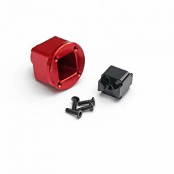 Fastrax Arrma Grom/Granite/Mojave Aluminium Diff Housing - Red