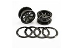 Fastrax Axial 8 Spoke 2.2 Alloy Beadlock Wheels (Wraith)