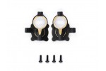 Fastrax FCX24 Black Brass Steering Arm Housing (2pc)
