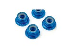 Fastrax M5 Blue Flanged Locknuts (4)