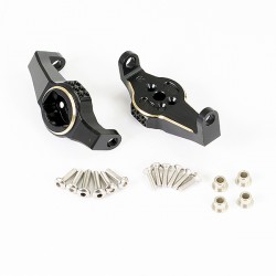 Fastrax TRX-4 Brass BK Front Caster Block (2)