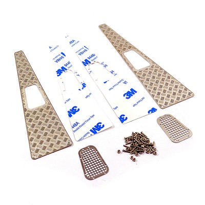 Fastrax Trx-4 Stamped Steel Front Fender Plate & Vents(4pcs)