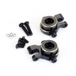Fastrax TRX-4M Black Brass Steering Knuckles (2)