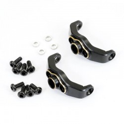 Fastrax TRX-4M Black Brass C-Hubs (2)