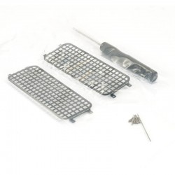 Fastrax TRX-4M Stainless Rear Side Window Guard Net (2)