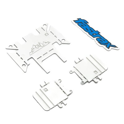 Fastrax TRX4M Stainless Steel Skid Plate Armor Set