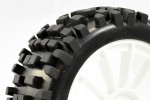 Fastrax 1/8th Premounted Buggy Tyres 'Rock-Block/12 Spoke'