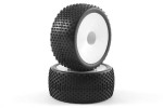 Fastrax 1/10th Mounted Buggy Tyres Lp 'Block' Rear