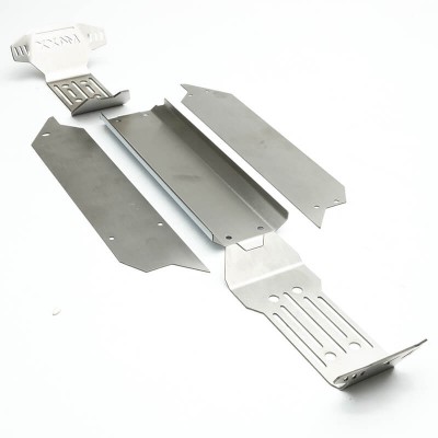 Fastrax Maxx Stainless Steel Chassis Armor Skid Plate Kit