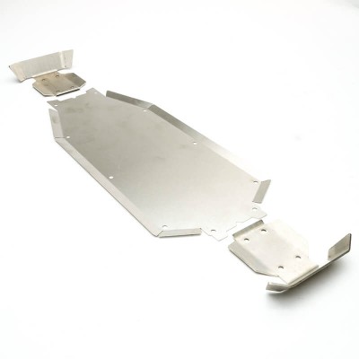 Fastrax Sledge Stainless Steel Chassis Armor Skid Plate Kit